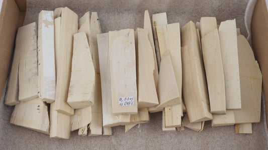 White mammoth ivory offcuts