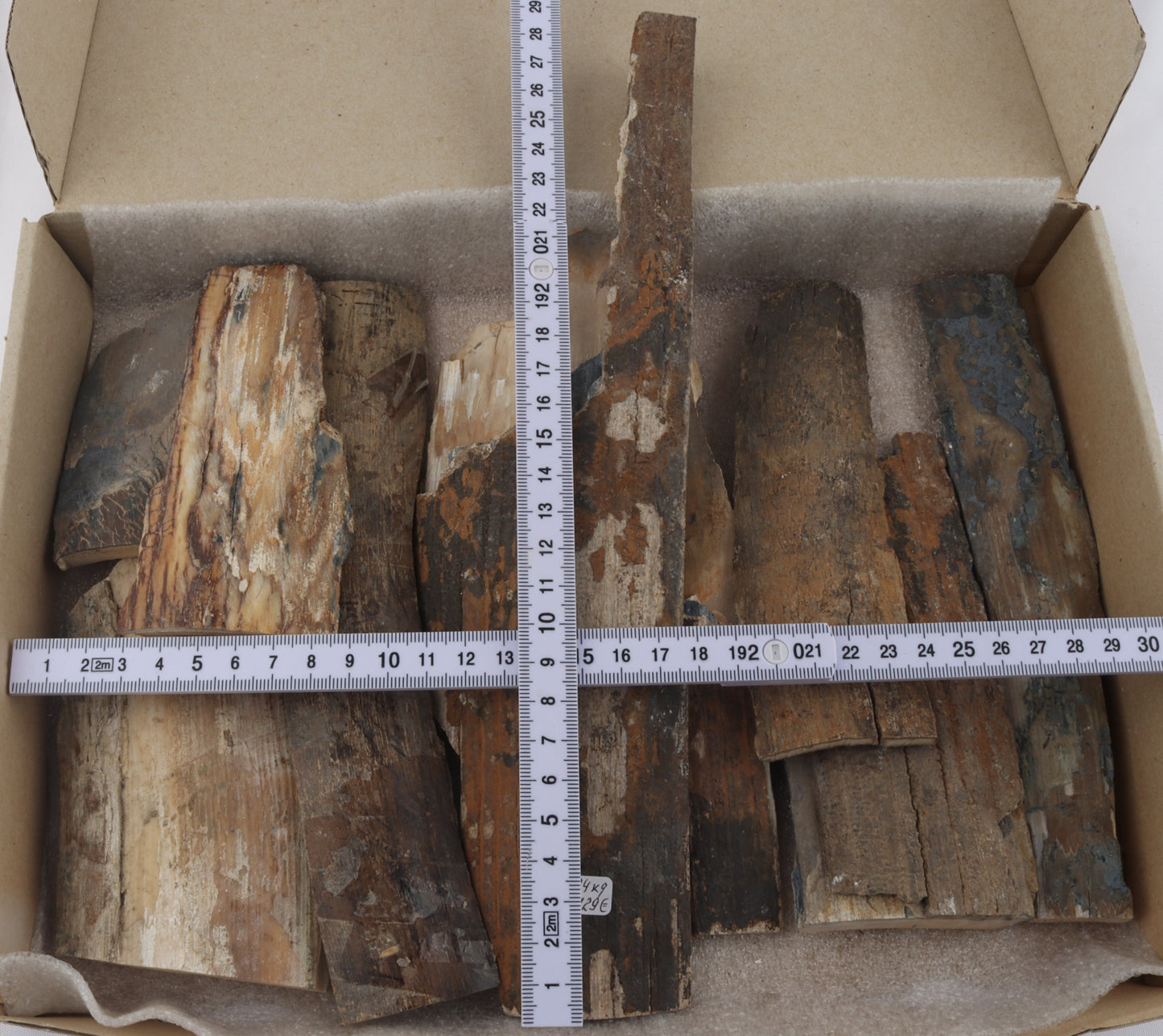 Raw mammoth bark pieces