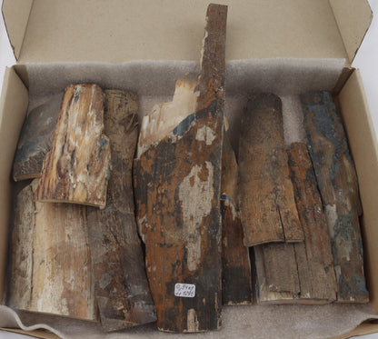 Raw mammoth bark pieces