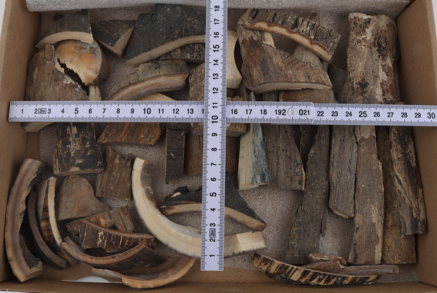 Untreated mammoth bark pieces