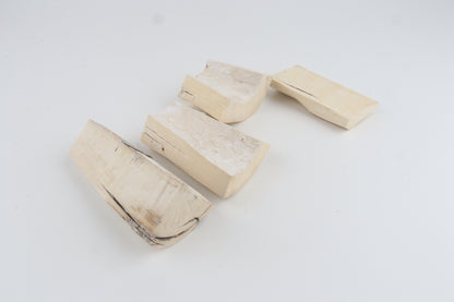 White mammoth ivory pieces