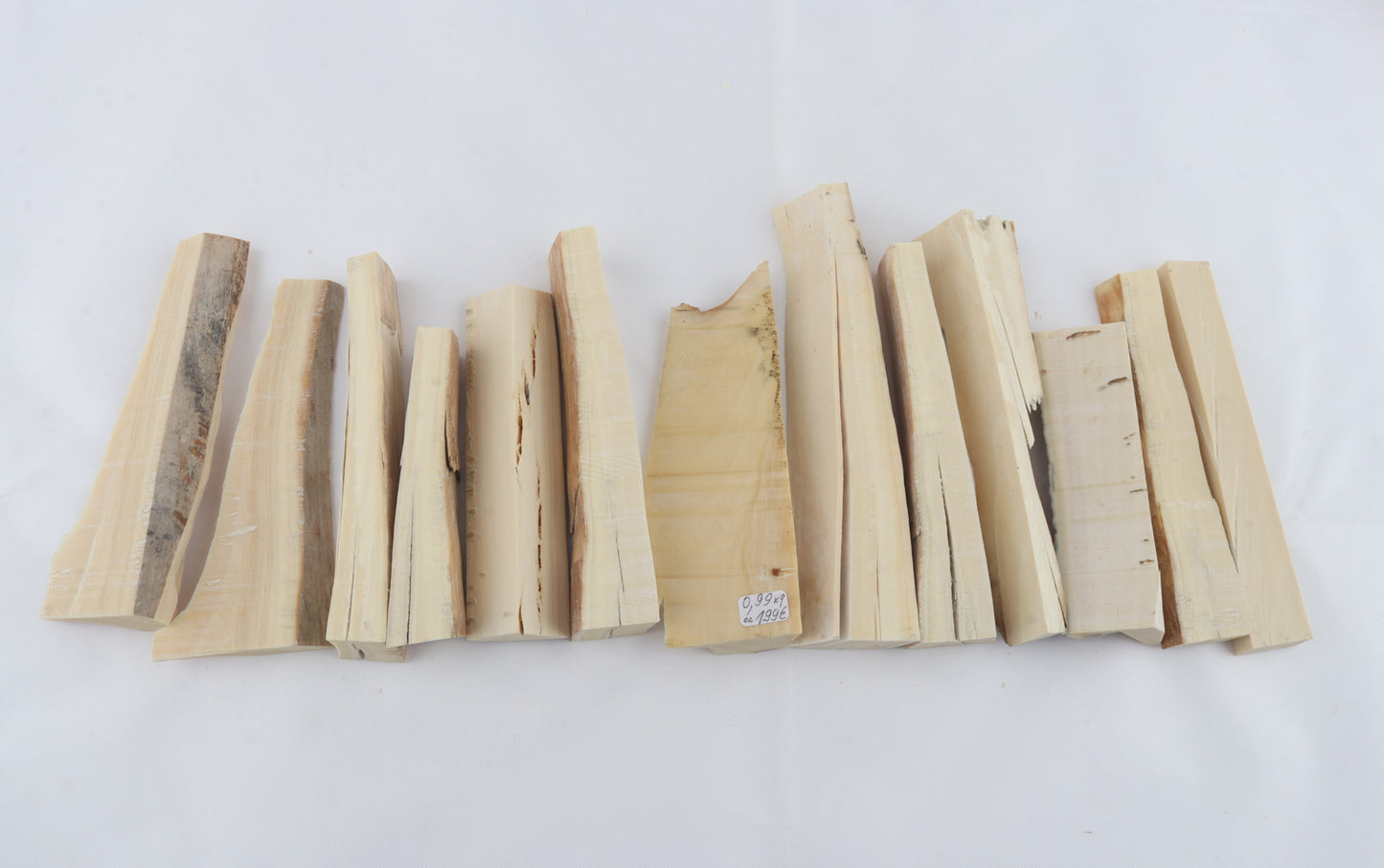 White mammoth ivory pieces