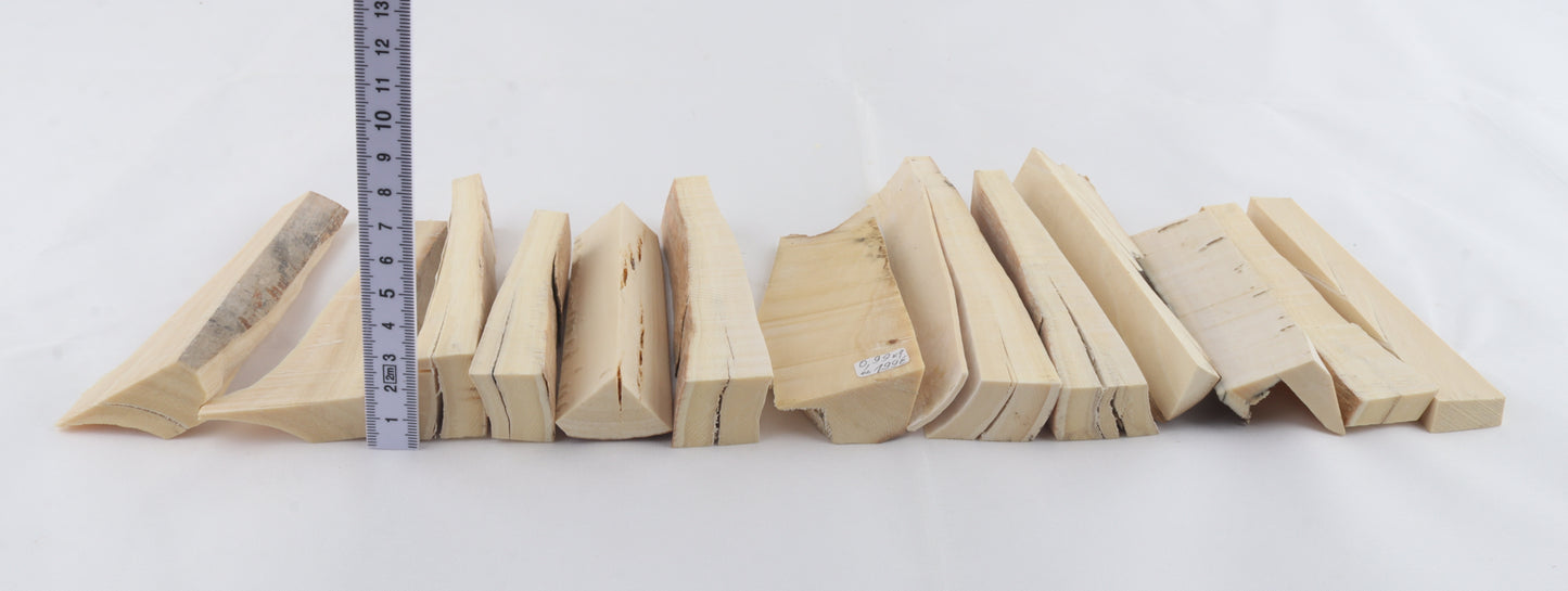 White mammoth ivory pieces