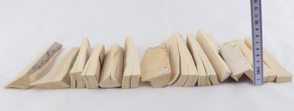 White mammoth ivory pieces