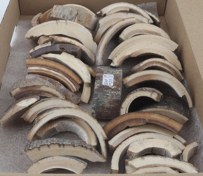Untreated mammoth bark offcuts