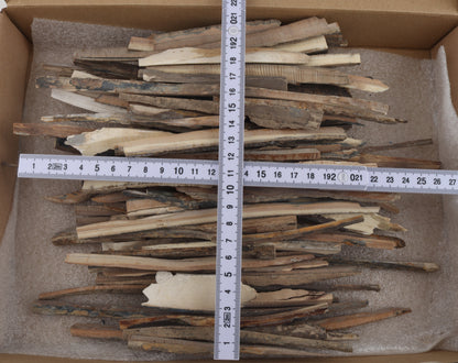 Untreated mammoth ivory offcuts