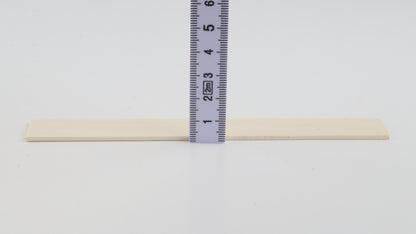 White mammoth ivory segment