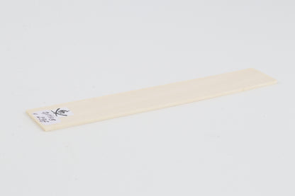 White mammoth ivory segment