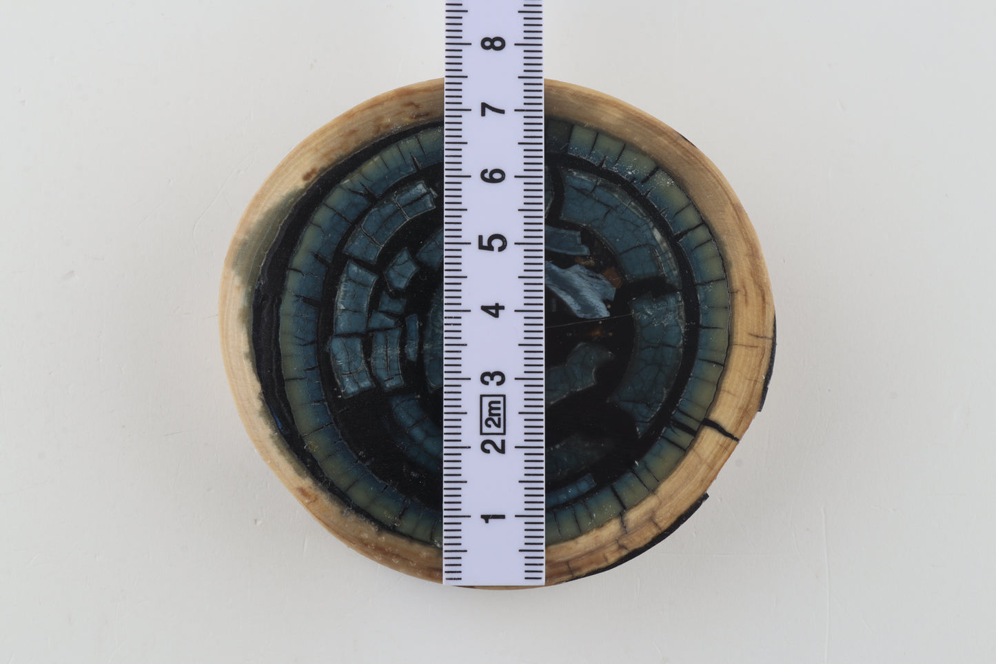 Stabilized mammoth ivory piece