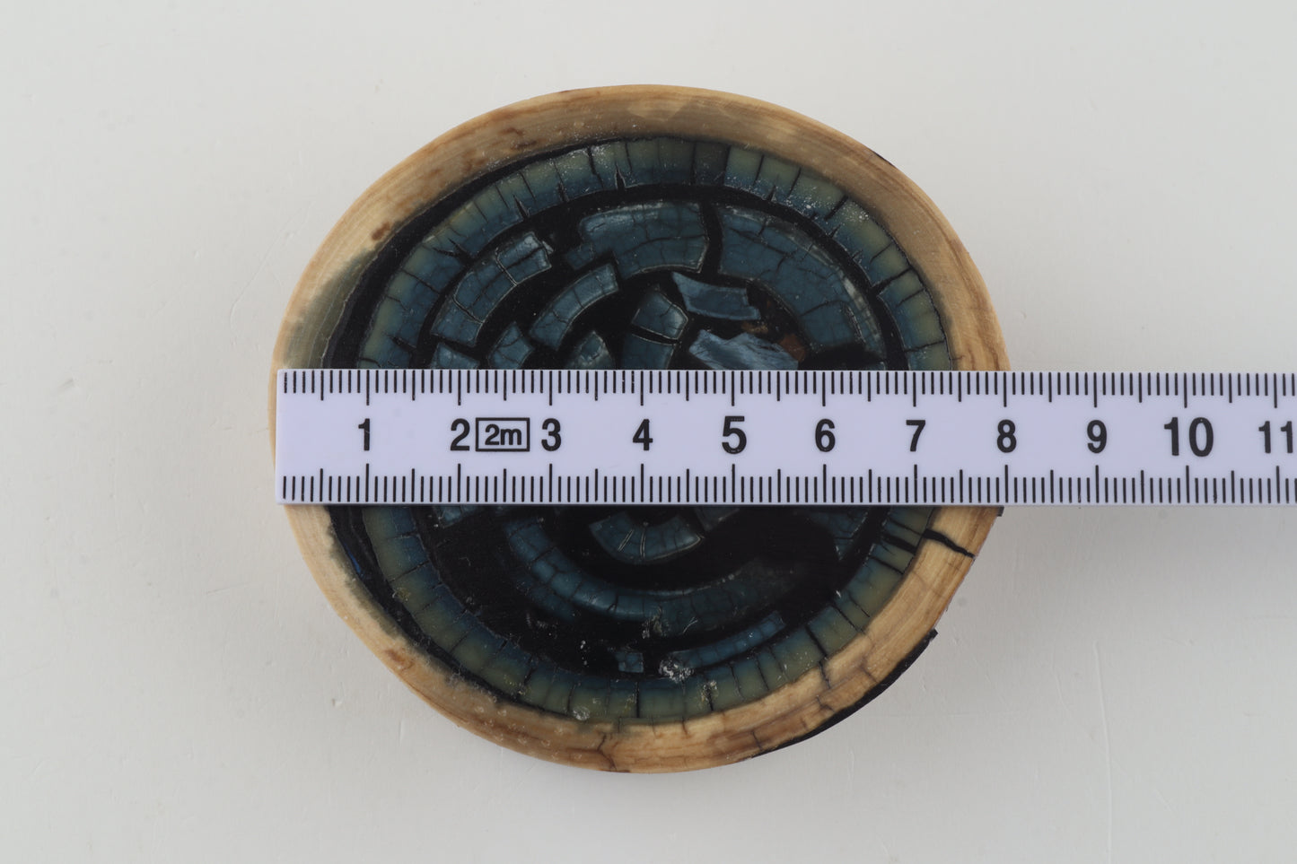 Stabilized mammoth ivory piece