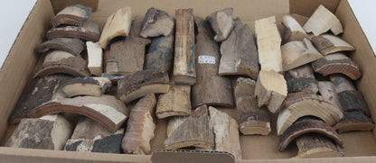 Raw mammoth ivory pieces