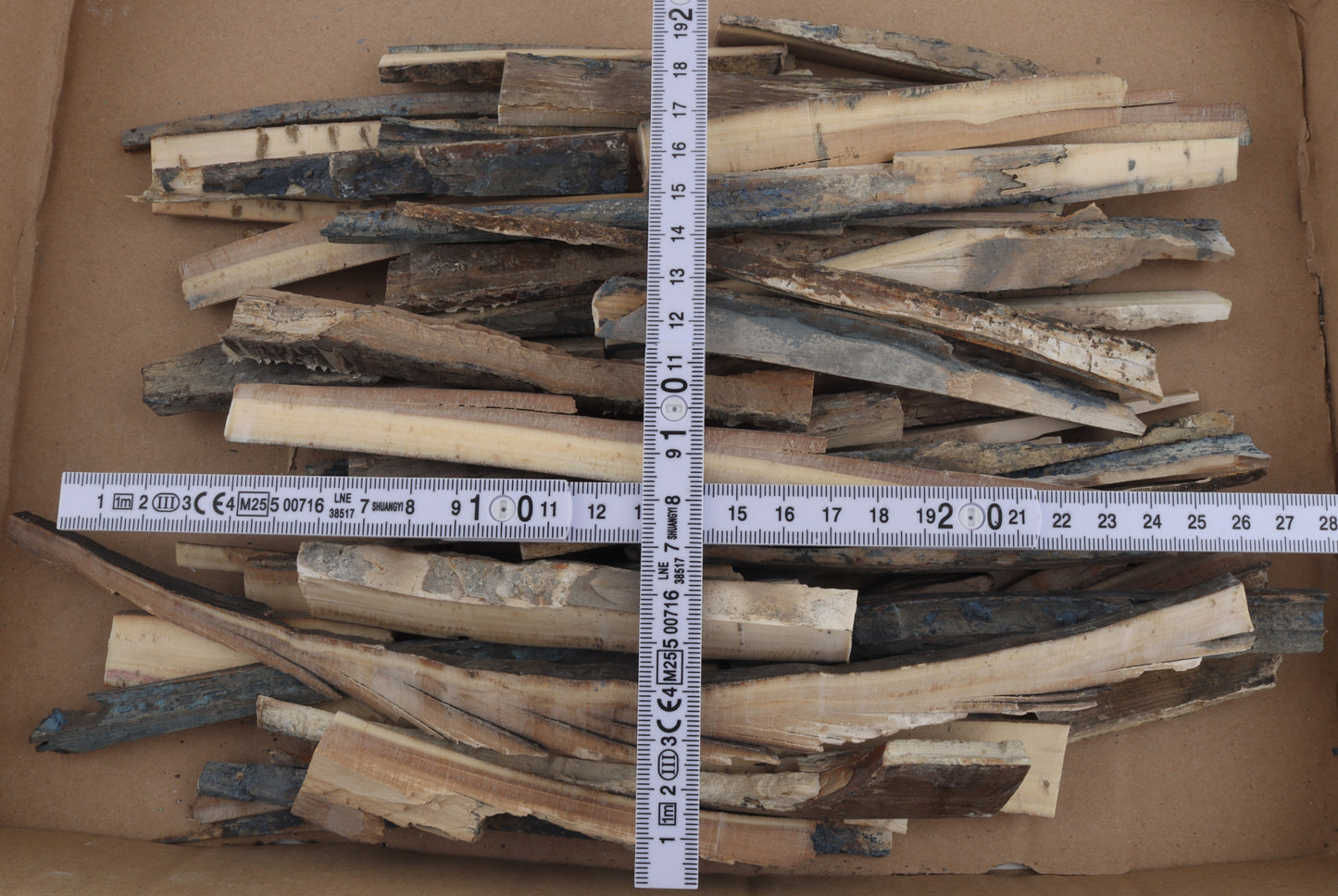 Raw mammoth ivory offcuts