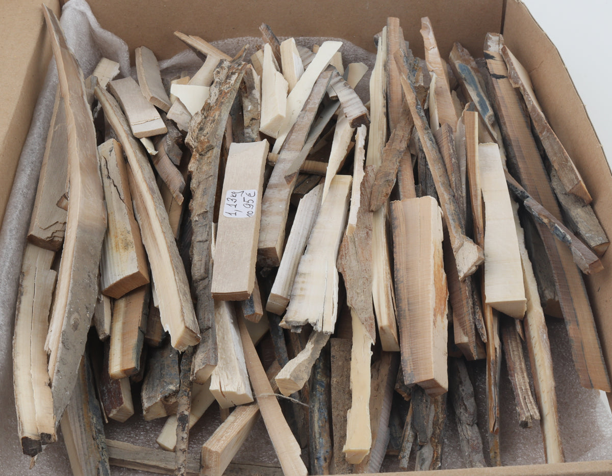 Raw mammoth ivory offcuts