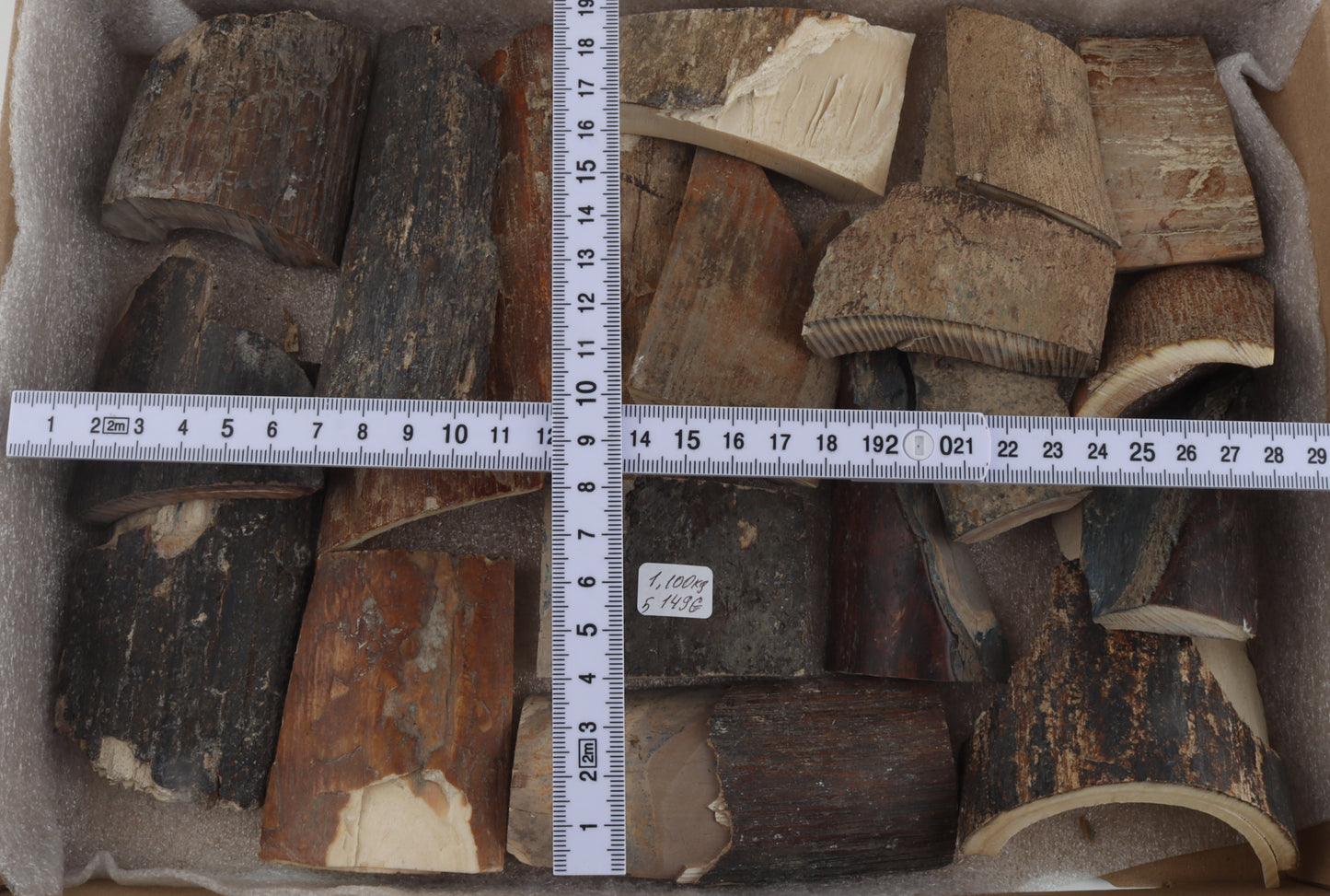 Untreated mammoth bark pieces