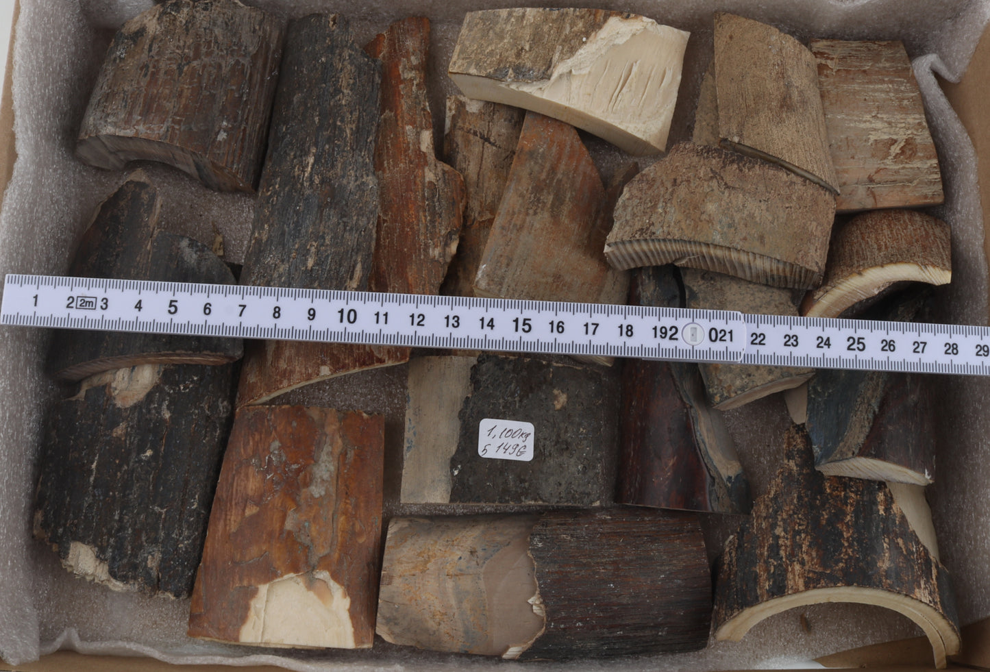 Untreated mammoth bark pieces