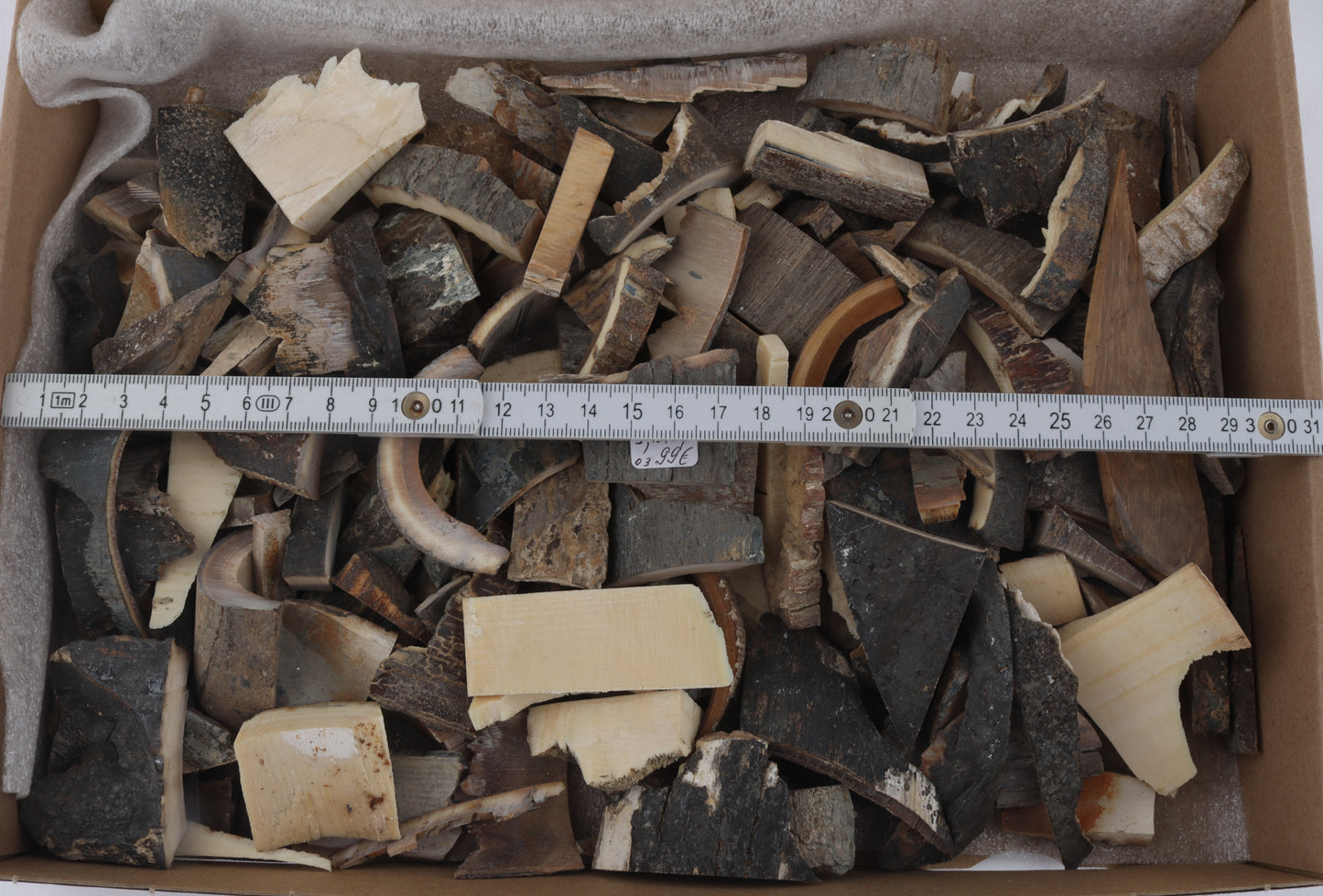 Natural mammoth bark offcuts