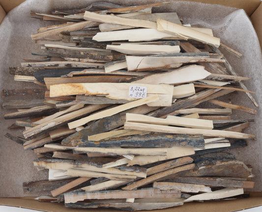 Untreated mammoth ivory offcuts