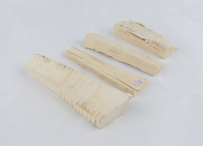 White mammoth ivory pieces