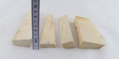 White mammoth ivory pieces