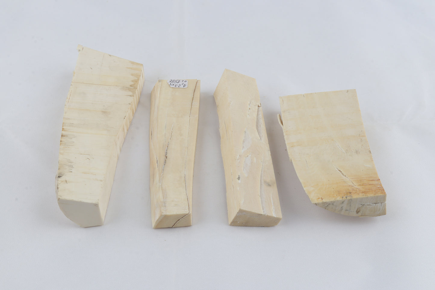 White mammoth ivory pieces