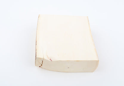 White mammoth ivory segment