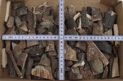 Raw mammoth bark offcuts