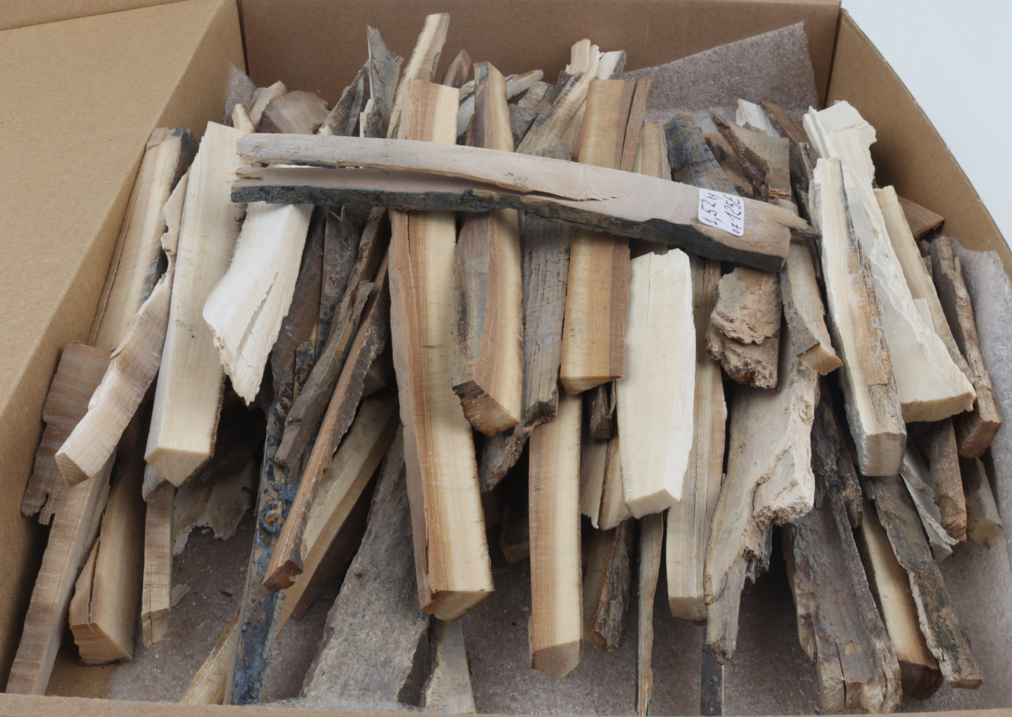 Raw mammoth ivory offcuts