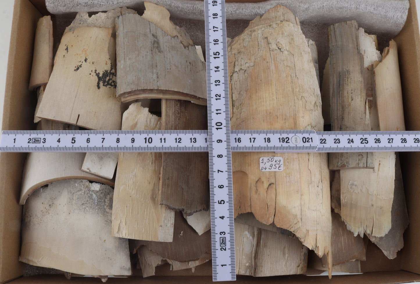 Raw mammoth ivory pieces