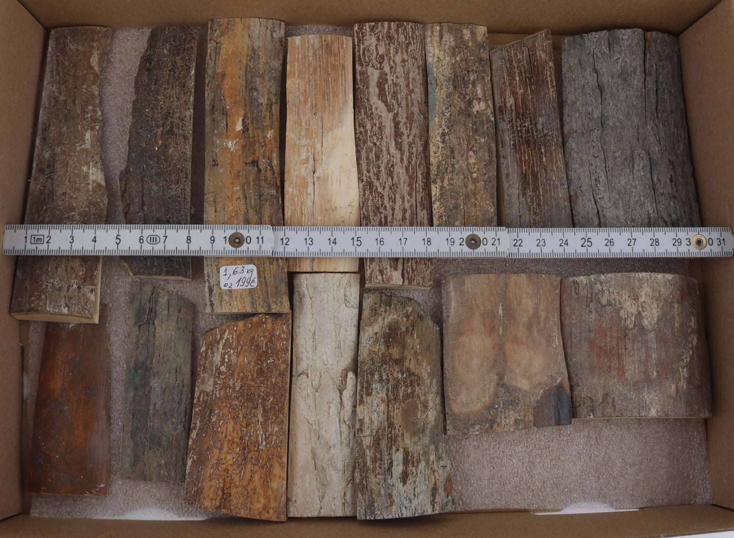 Untreated mammoth bark pieces