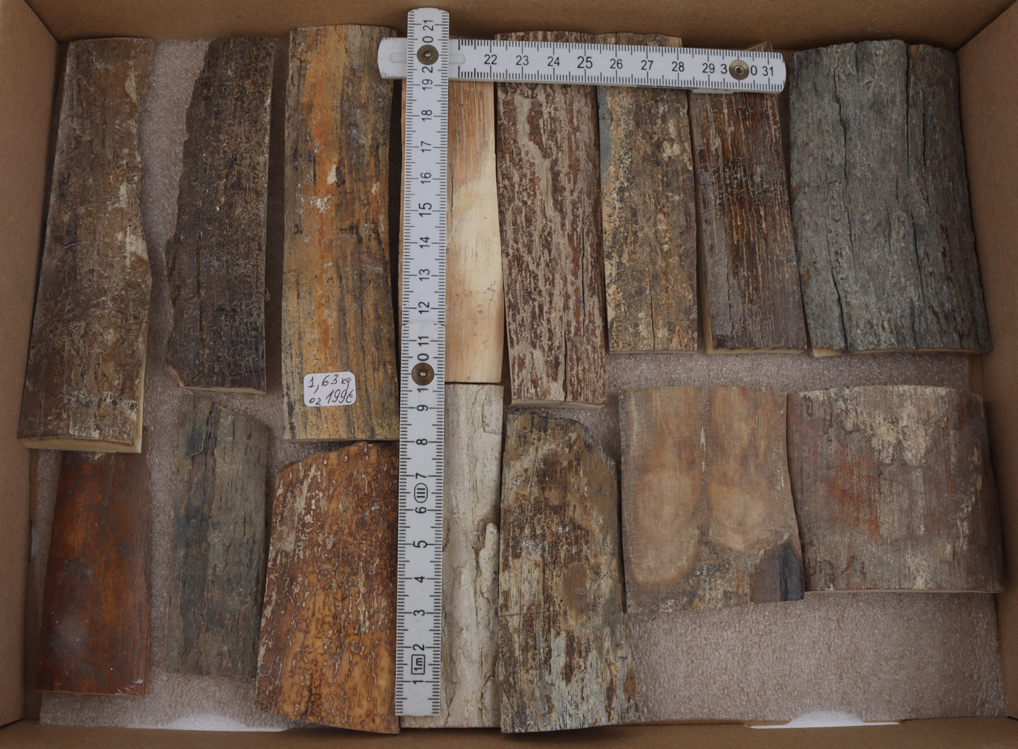 Untreated mammoth bark pieces