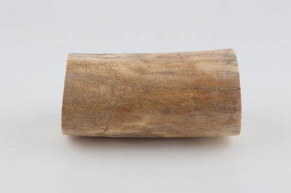 Round woolly mammoth ivory piece