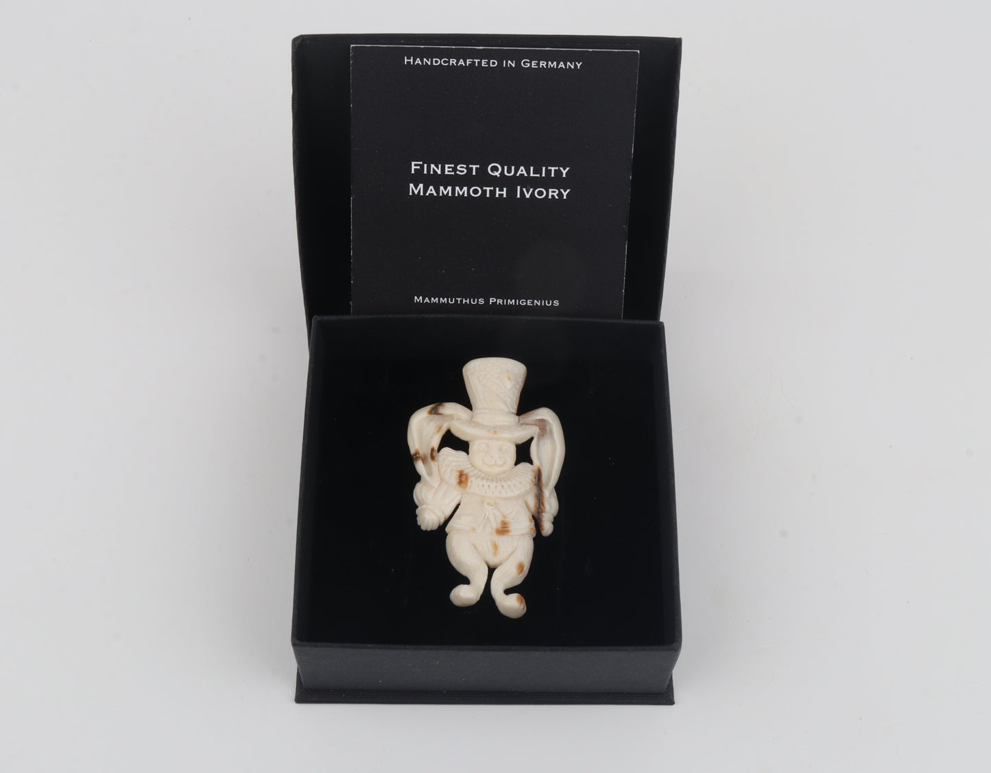 Mammoth Ivory Harlequin Brooch