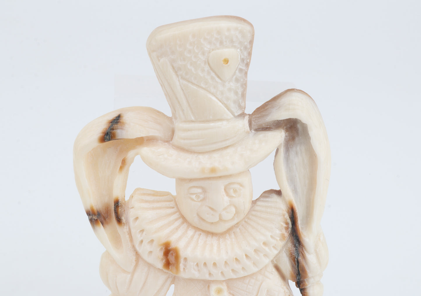 Mammoth Ivory Harlequin Brooch