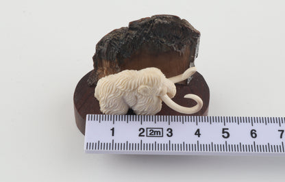 Carved mammoth ivory figurine