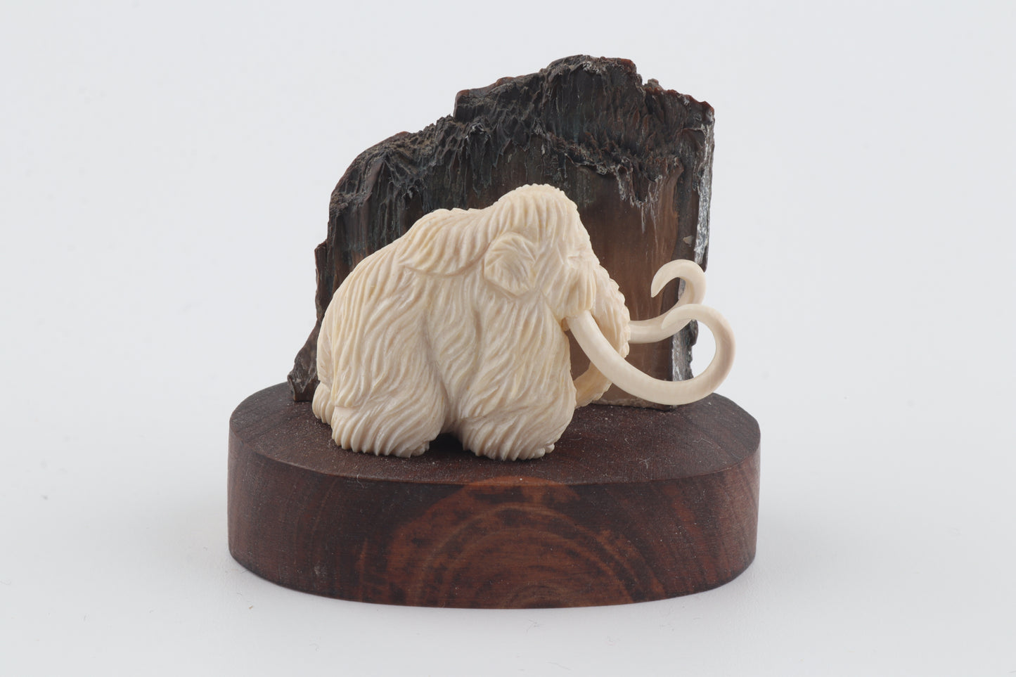 Carved mammoth ivory figurine
