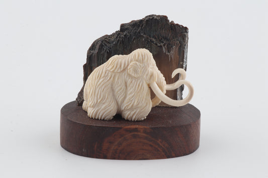 Carved mammoth ivory figurine