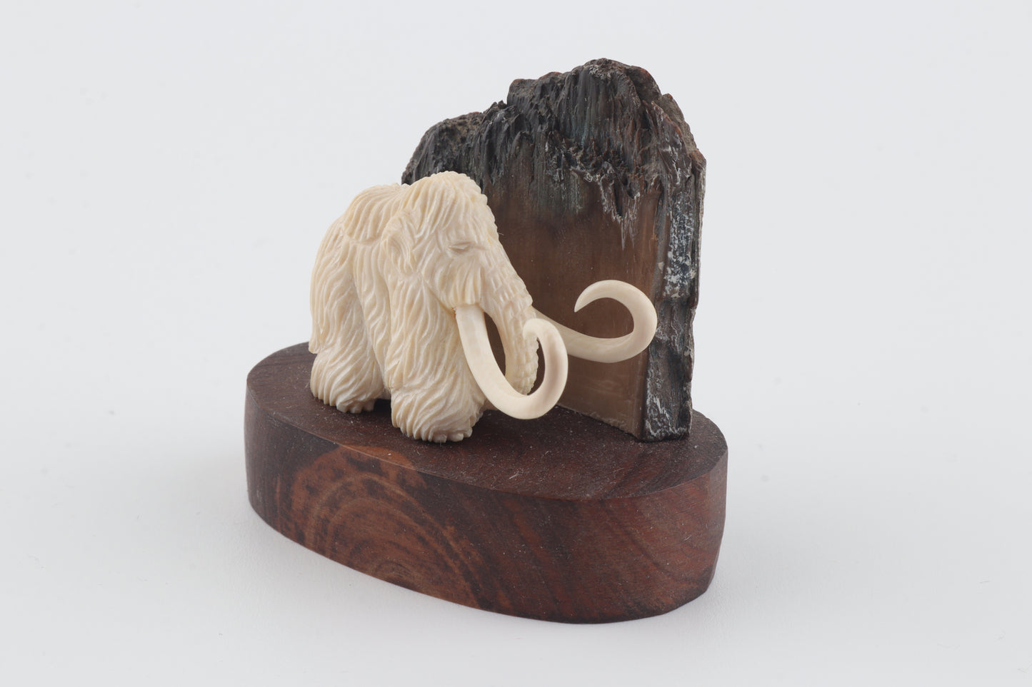 Carved mammoth ivory figurine