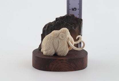 Carved mammoth ivory figurine