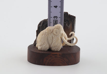 Carved mammoth ivory figurine
