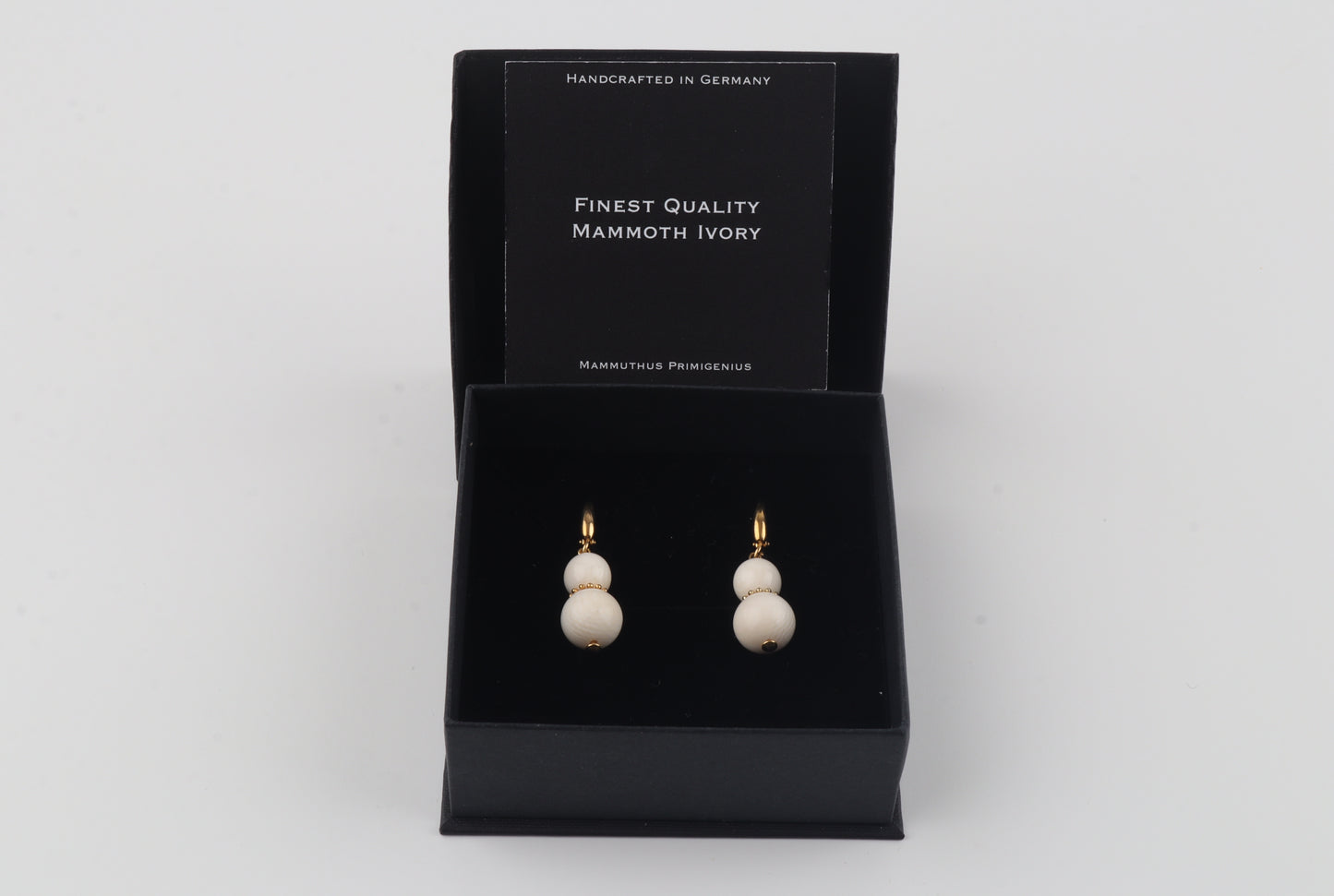 The Snowflake Mammoth Ivory Earrings