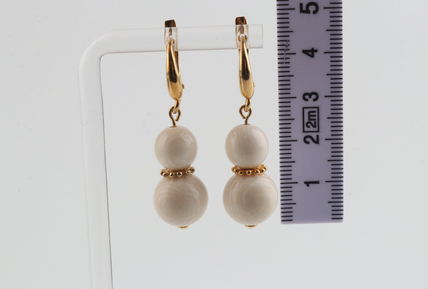 The Snowflake Mammoth Ivory Earrings