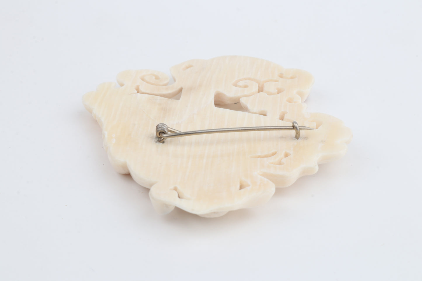 Mammoth Ivory Mushroom Brooch