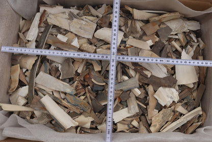 Raw mammoth ivory offcuts