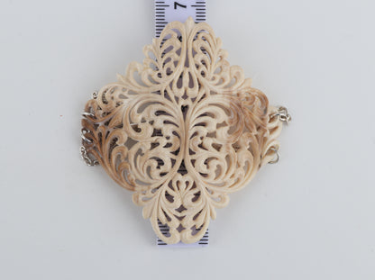 Carved Mammoth Ivory Bracelet