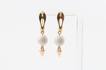 Pyramid Mammoth Ivory Earrings
