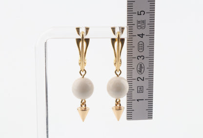 Pyramid Mammoth Ivory Earrings