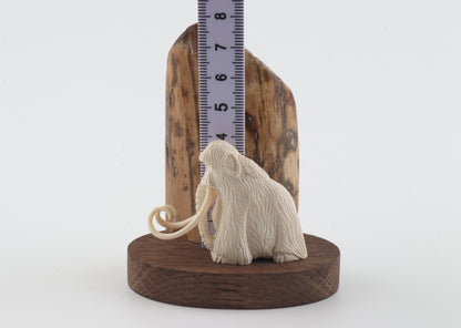 Carved woolly mammoth