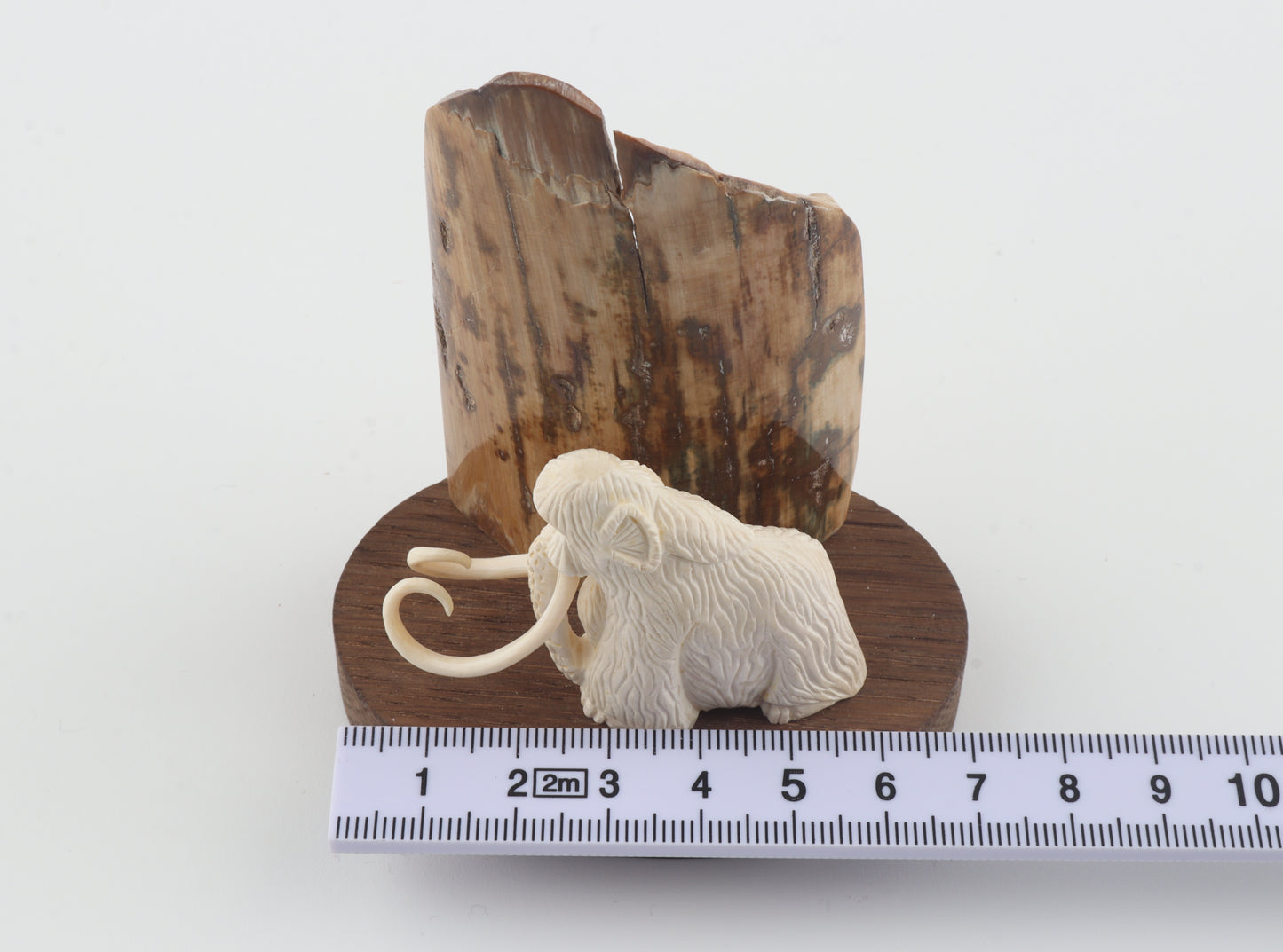 Carved woolly mammoth
