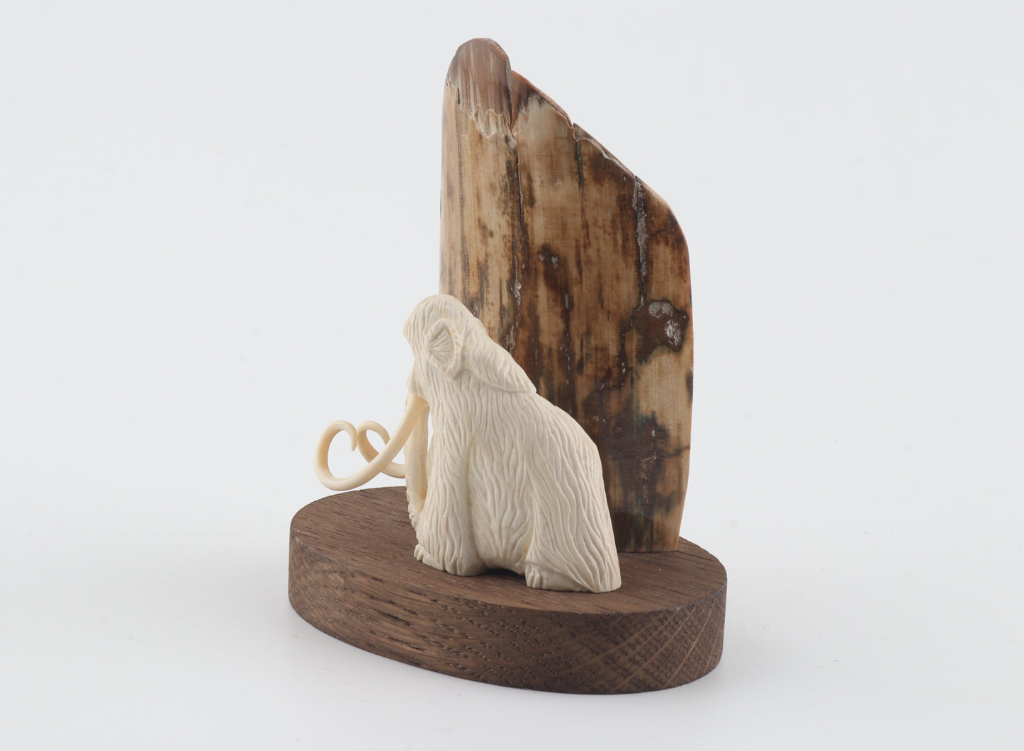Carved woolly mammoth