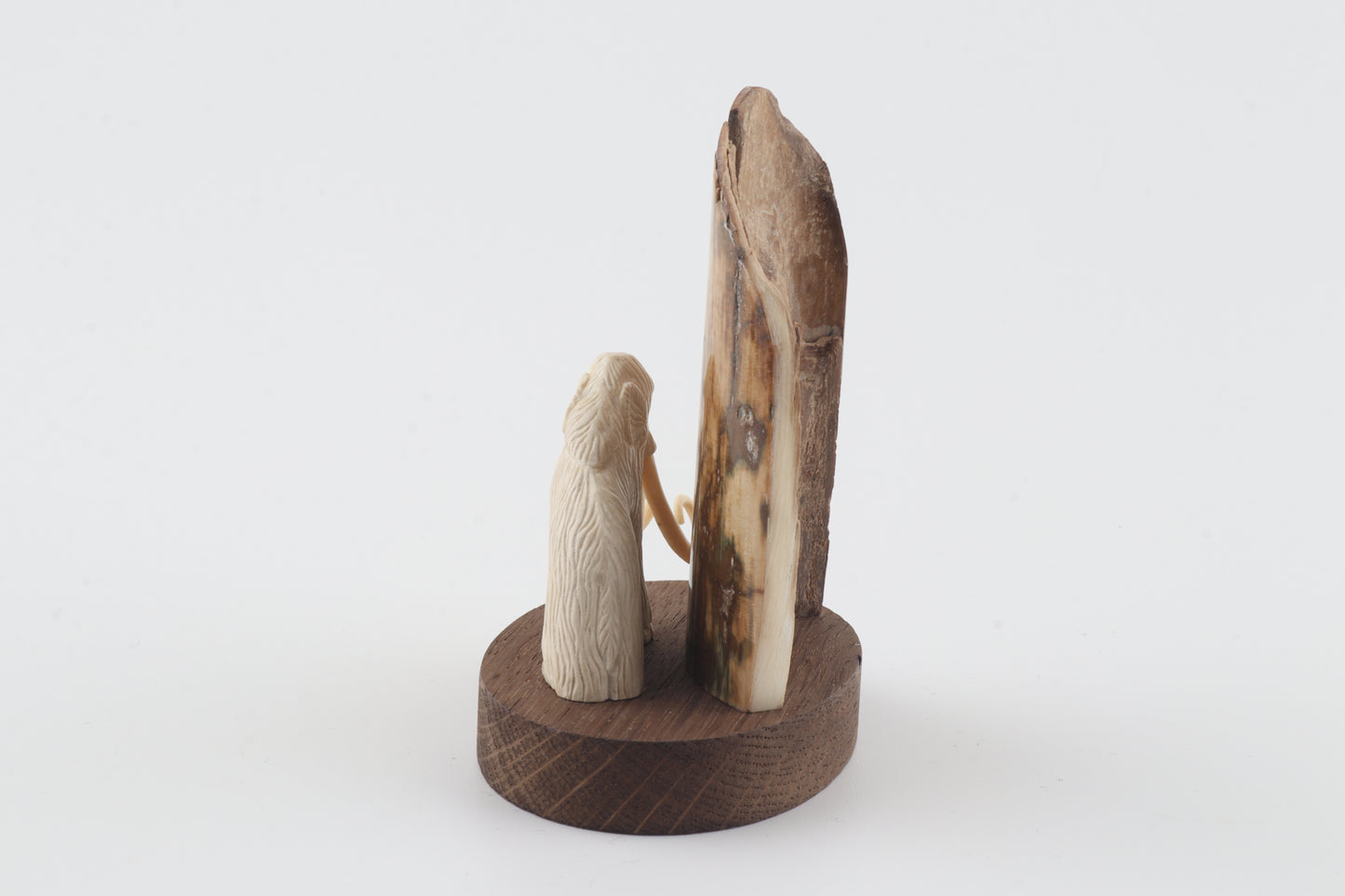 Carved woolly mammoth